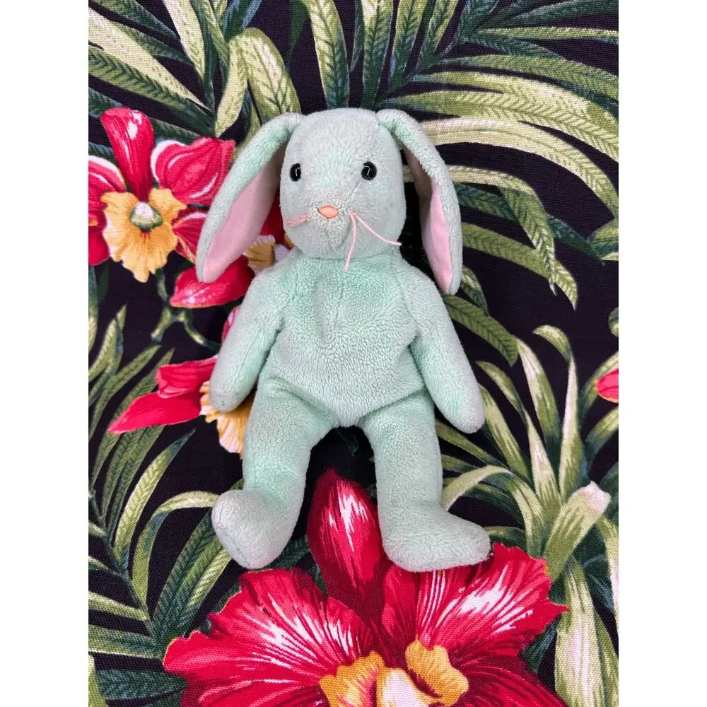 Ty Beanie Baby  Hippity the Bunny  1996 RARE & RETIRED MINT